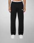 open leg jogger black
