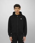 zip hoodie black