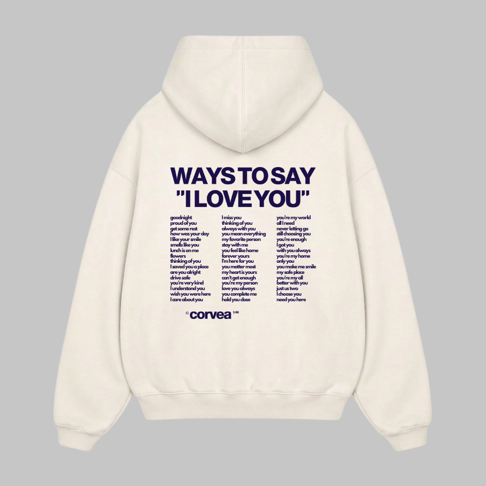 ways to say "I love you" hoodie 1/48