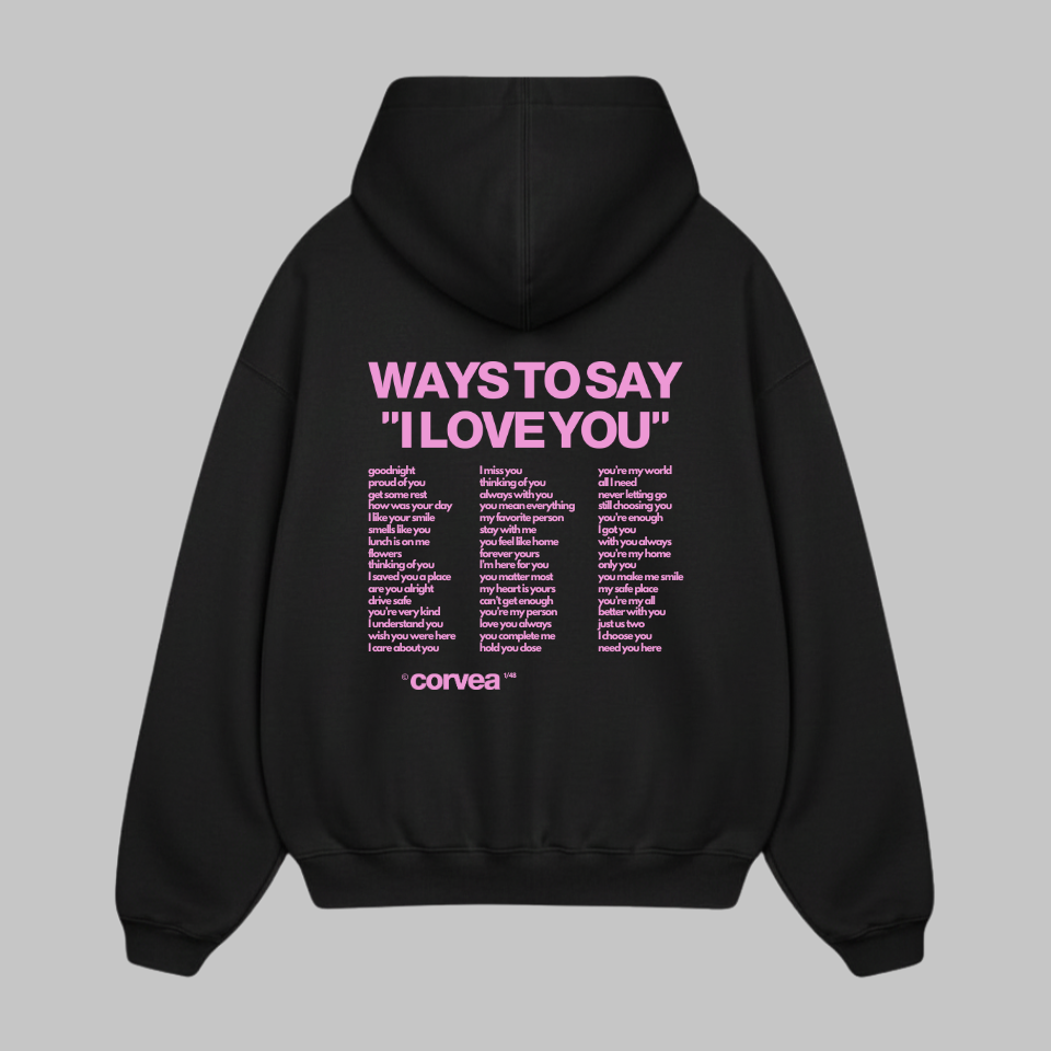 ways to say "I love you" hoodie 1/48
